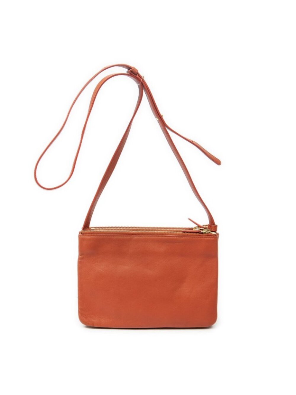 Celine Small Trio Crossbody Orange Calfskin Leather - Picture 5 of 10